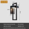 LED Wall Lamp Decorative Outdoor Lighting Fixtures Simple Porch Wall Lamp Corridor Garden Sconce 7