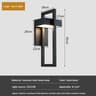 LED Wall Lamp Decorative Outdoor Lighting Fixtures Simple Porch Wall Lamp Corridor Garden Sconce 8