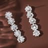 Women Fashion Trend Pearl Petal Ball Earrings For Outdoor Travel Carnival Banquet And Holiday Dress 4