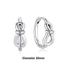 Sterling Silver Earrings Stud Hoop Crystal Earrings For Women Rose Gold Crown Heart Infinity Bee Ea 12