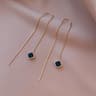 Exquisite Drop Ear Line Long Hanging Earrings For Women Zircon Crystal Bee Butterfly Flower Piercin 3