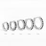Stainless Steel Minimal Crystal Zircon Hoop Earrings Small Cartilage Piercing Gold And Silver Color 10