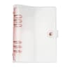 Transparent Diary Binder Loose Leaf Notebook Planner Journal Cover Office Stationery Supplies Note  6