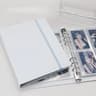 White Blue Binder Photo Cards Collect Book Diary Agenda Planner Cover Album Stationery For Organizi 5