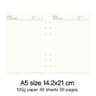 High Quality Ring Binder Notebook Insert Refills Loose Leaf Spiral Diary Planner Paper Durable Inne