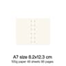 High Quality Ring Binder Notebook Insert Refills Loose Leaf Spiral Diary Planner Paper Durable Inne