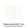 High Quality Ring Binder Notebook Insert Refills Loose Leaf Spiral Diary Planner Paper Durable Inne
