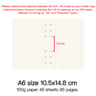 High Quality Ring Binder Notebook Insert Refills Loose Leaf Spiral Diary Planner Paper Durable Inne