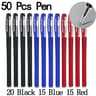 Gel Pens Set Black Blue Red Refill Gel School  Office Supplies Stationery Accessories Cute Pens For 6