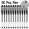 Gel Pens Set Black Blue Red Refill Gel School  Office Supplies Stationery Accessories Cute Pens For 5