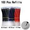 Gel Pens Set Black Blue Red Refill Gel School  Office Supplies Stationery Accessories Cute Pens For 11
