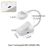 Mini LED Reading Book Light Adjustable USB Rechargeable ClipOn Lamp Ideal For Study Travel Bedroom 6