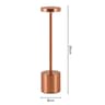 Simple LED Rechargeable Touch Metal Table Lamp Three Colors Bedside Creative Ambient Light Bar Outd 6