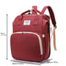 Fold Able Bed Diaper Bag With Changing Station Insulated Pocket Large Capacity MultiFunctional Doub 12