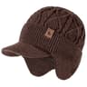 Hot Sale Unisex Winter Hat Plush Fur Lined Warm Ear Flap Cap Soft Beanie Outdoor Thick Ski Knitted  11