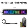 Scrolling Advertising LED Sign Panel Bluetooth App Control Customizable Logo Light Programmable Tex