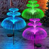 Outdoor Solar Garden Lights Colors Variable Solar Stake Jellyfish Lights Solar Outdoor Color Changi 4