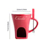 Personal Mug Set Mini Fondue Pots Chocolate Cheese Ice Cream Fondue Maker Kit Individual Butter Mel 5