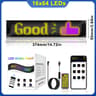 Multi Functional Bright Devil Eyes LED Light For Car Windshield Flexible Programmable Scrolling LED 7