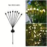 Solar Garden Firefly Light Waterproof Starburst Swing Lamp Outdoor Decorative Lamp For Path Yard 7