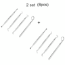 Stainless Steel Dental Hygiene Kit  Tartar Scraper  Plaque Remover Teeth Cleaning Set 8