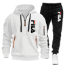 Men Casual Fitness Hoodie And Jogger Pants 2Piece Set 13