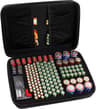 Battery Storage Organizer Case With Tester  Compact Battery Holder For AA AAA C D 9V  Button Cells 12
