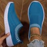 Womens Breathable Knit Sneakers Lightweight Lace Up Outdoor Mesh Shoes 7