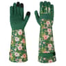 Puncture Resistant Leather Gardening Gloves For Women With Breathable Grip Design 5