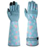 Puncture Resistant Leather Gardening Gloves For Women With Breathable Grip Design 6
