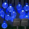 LED Solar String Lights Outdoor Waterproof Crystal Globe Lights With 8 Modes 7