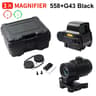 Tactical Red Dot Sight Set With 558 Holographic And GSeries Magnifier 6