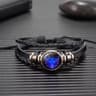 Zodiac Sign Glow Leather Bracelet Multilayer Gift 9