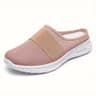 Womens Solid Color Soft Sole Platform Mules 10