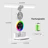 Rechargeable LED Table Lamp With Clock And Fan 10