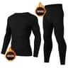 Mens Thermal Underwear Set Long Sleeve Top And Bottom 5