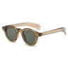Small Round Retro Sunglasses UV400 Clear Lens Punk Style 10