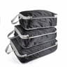 3Piece Compressible Packing Cube Set Waterproof Travel Organizer Bags 7