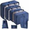 Travel Luggage Organizer Set Packing Cubes And Storage Bags 8