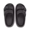 Womens Soft Platform Cloud Slides With Double Buckle 6