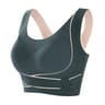 Adjustable Wireless Sports Bra With Front Buckle And Removable Pads For Low Impact Workouts 9
