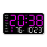Large LED Digital Wall Clock With Remote Control And Dual Alarms 8