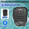 Wireless Bluetooth Walkie Talkie Speaker Mic  Handheld High Power TypeC Microphone 8