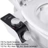 NonElectric Bidet Toilet Seat Attachment With Dual Nozzles 6