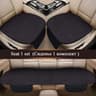 Flax Car Seat Cushion Pad  Breathable Auto Seat Protector For Front Or Rear Seats 24