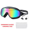 Large Frame AntiFog UV Protection Swim Goggles For Adults Wide View 6