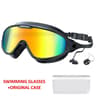 Large Frame AntiFog UV Protection Swim Goggles For Adults Wide View 11