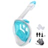 Full Face Snorkel Mask With Detachable Camera Mount Wide View AntiFog AntiLeak For Youth And Adults 12