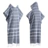 Turkish Wearable Beach Towel Sandproof Cotton Hooded Changing Poncho 7