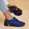 Womens Comfortable Thick Sole Sneakers  Casual Outdoor Walking Shoes 7